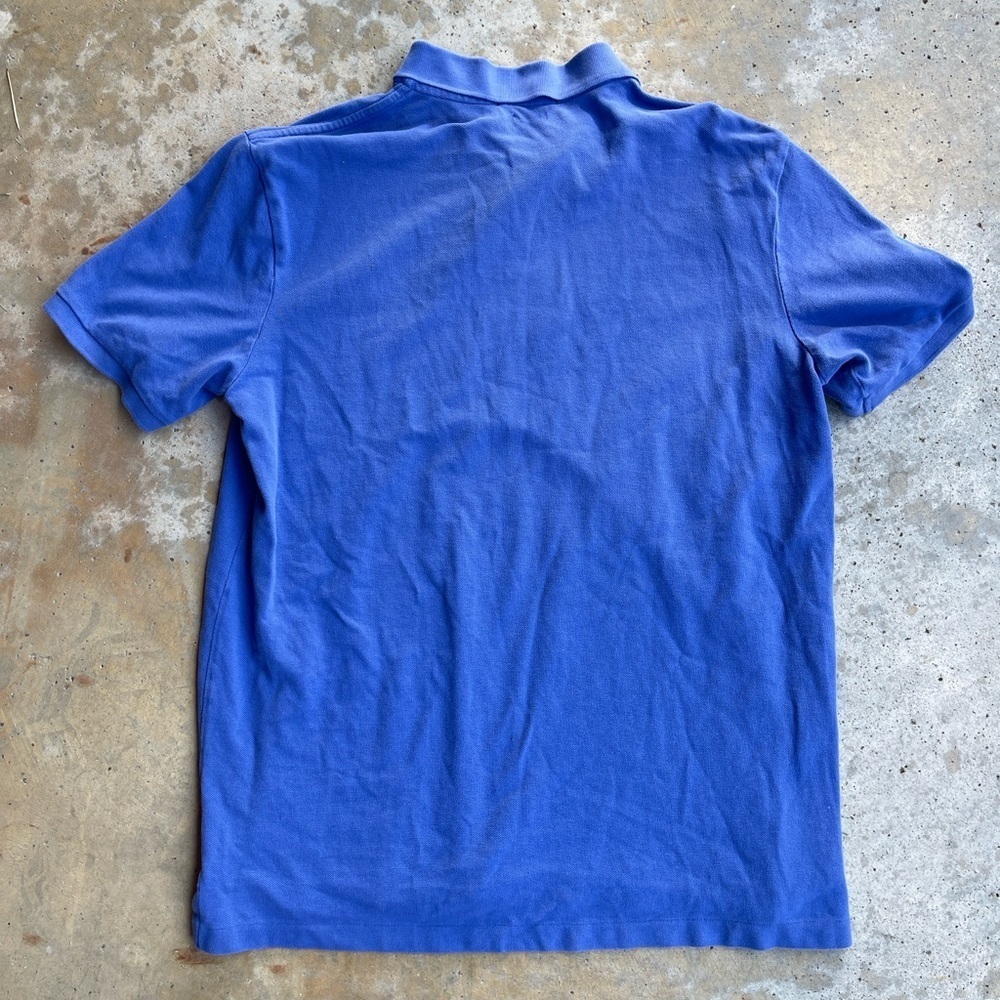 Men's Polo Ralph Lauren Polo Muscle Tee Size M Blue Logo, Made In Sri Lanka - Picture 4 of 5